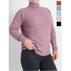 0027 * мікс кольорів жіночий теплий гольф (15 од. універсальний батальний розмір: 50-54) видача наступного дня