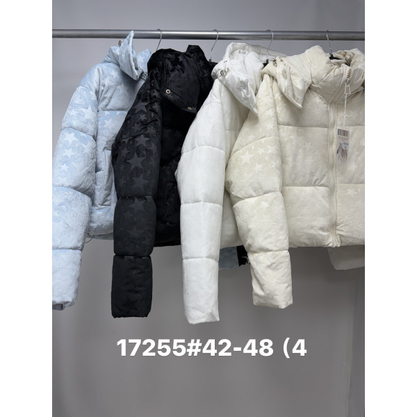 17255* вибір кольору жіноча куртка на синтепоні (4 од., розміри норма: 42-48) видача наступного дня