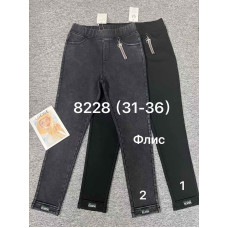 8228 * вибір кольору жіночі джинси на флісі (стрейч, 6 од., розміри батал: 31-36) видача наступного дня
