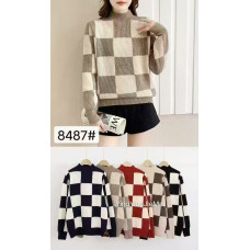 8487 * мікс квітів жіночий светр (кашемір, 5 од., розміри норма: 48-50 універсальний) видача наступного дня