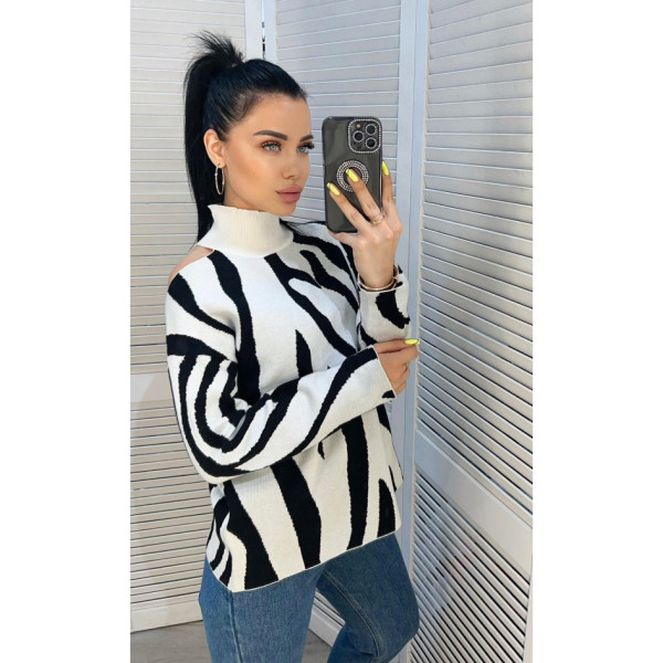 0731* мікс кольорів жіночий светр (6 од., розміри норма-напівбатал: M-XL) видача наступного дня