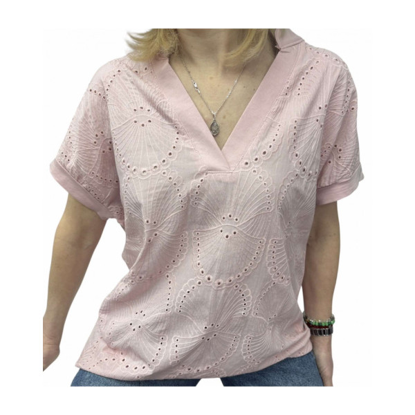 26004# вибір кольору жіноча футболка (прошва+коттон, 4 од., розміри напівбатал: 48-54) видача наступного дня