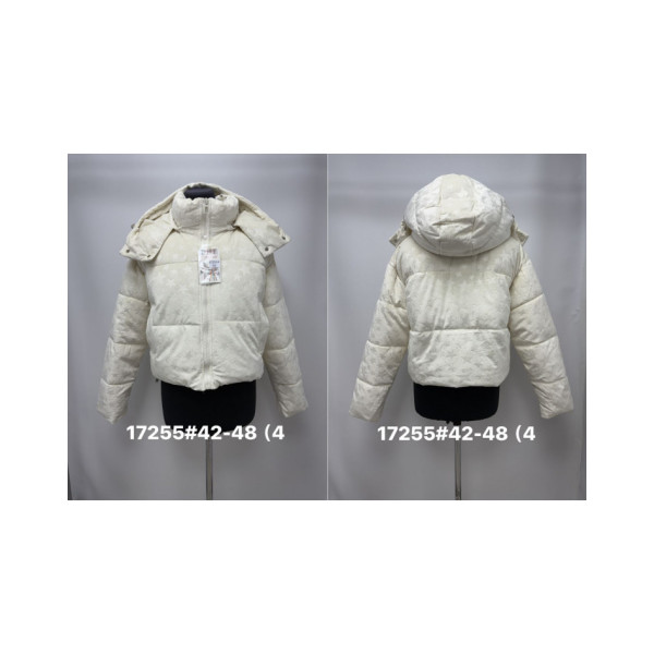 17255* вибір кольору жіноча куртка на синтепоні (4 од., розміри норма: 42-48) видача наступного дня