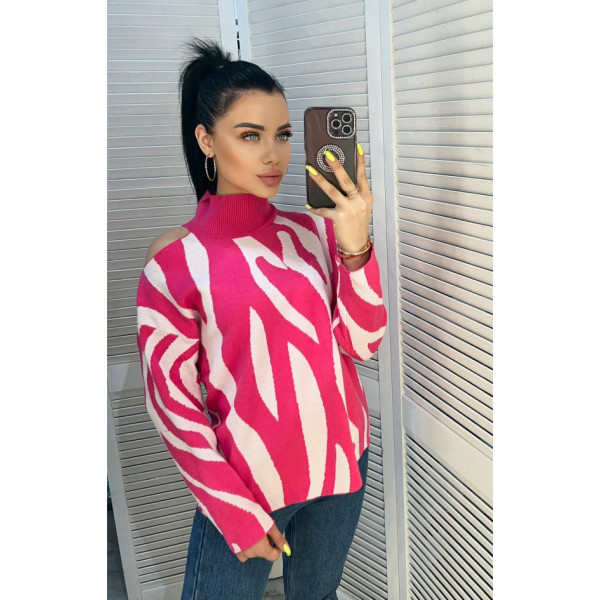 0731* мікс кольорів жіночий светр (6 од., розміри норма-напівбатал: M-XL) видача наступного дня