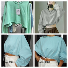 8980# мікс кольорів жіночий батник (бавовна, двонитка, 5 од., розміри норма: 48-50 універсальний) видача наступного дня