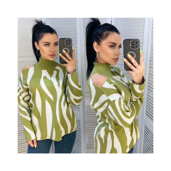 0731* мікс кольорів жіночий светр (6 од., розміри норма-напівбатал: M-XL) видача наступного дня