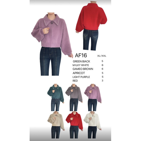 0016# вибір кольору жіночий светр з альпаки (1 од., розміри норма: XL-2XL універсальний) видача наступного дня