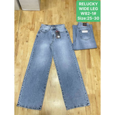 0082# голубые женские джинсы (Relucky, 6 ед, размеры норма: 25-30) выдача на следующий день Relucky