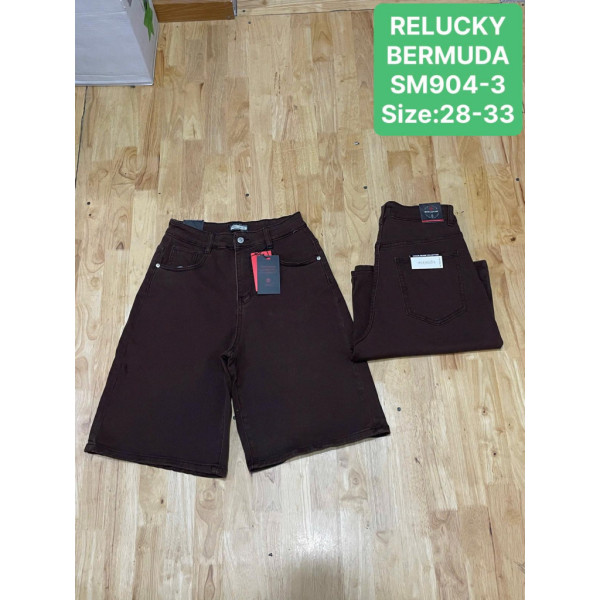 0904# черные женские джинсовые шорты (Relucky, 6 ед, размеры полубатал: 28-33) выдача на следующий день Relucky