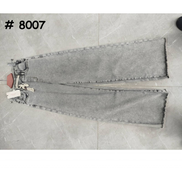 8007# серые женские джинсы (стрейч-коттон, 6 ед, размеры норма: 25-30) выдача на следующий день Джинсы
