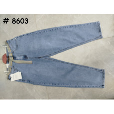8603# блакитні чоловічі джинси (стрейч-коттон, 8 од., розміри норма: 29-36) видача наступного дня Джинси