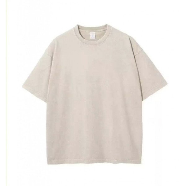 7475-3 бежевая унисекс футболка (турецкий коктон, 6 ед, размеры мужской полубатал, женский батал: L. XL. 2XL. 3XL. 4XL. 5XL) Футболка