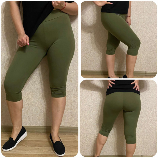 1255 # выбор цвета женские капри (хлопок, 4 ед, размеры батал: 2XL, 3XL, 4XL, 5XL) выдача на следующий день Капри