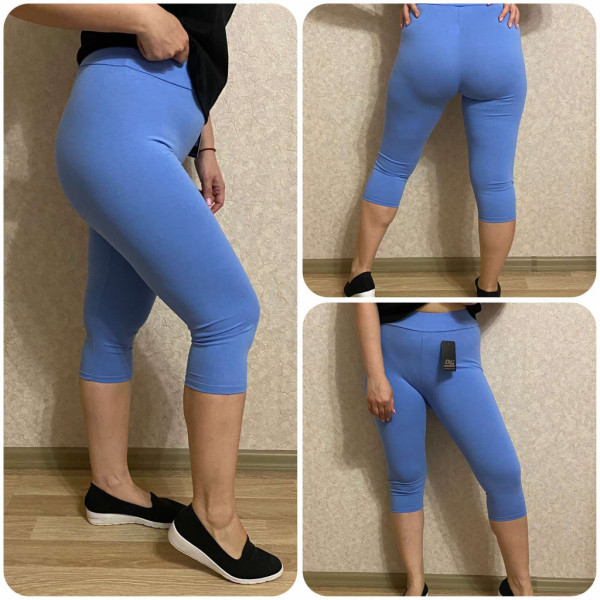 1255 # выбор цвета женские капри (хлопок, 4 ед, размеры батал: 2XL, 3XL, 4XL, 5XL) выдача на следующий день Капри