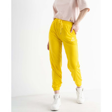 0019-85 жёлтые женские спортивные брюки (X&D, двунитка, 5 ед. размеры: S. M. L. XL. 2XL) X&D