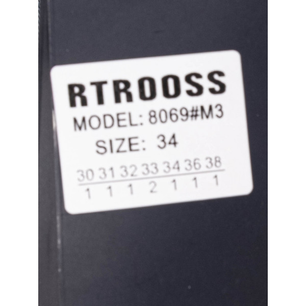 8069-5 / синие мужские джинсы (RTROOS, стрейчевые, 5 ед. размеры норма: 31. 32. 33. 33. 34) RTROOSS