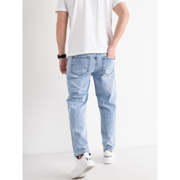 6082-3 / голубые мужские джинсы (SPPS, коттоновые, 3 ед. размеры норма: 28, 30, 31) Джинсы