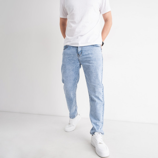 6082-3 / голубые мужские джинсы (SPPS, коттоновые, 3 ед. размеры норма: 28, 30, 31) Джинсы