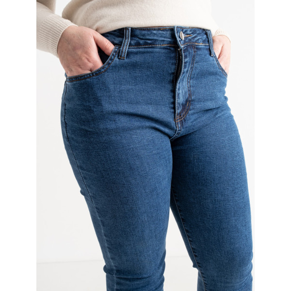 3178-3 / сині жіночі джинси (FOREST STYLE, стрейчові, 3 од. розміри батал: 32. 32. 32) Джинси