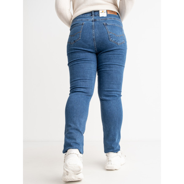3178-3 / сині жіночі джинси (FOREST STYLE, стрейчові, 3 од. розміри батал: 32. 32. 32) Джинси