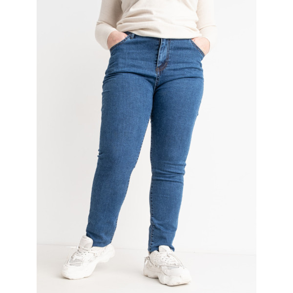 3178-3 / сині жіночі джинси (FOREST STYLE, стрейчові, 3 од. розміри батал: 32. 32. 32) Джинси