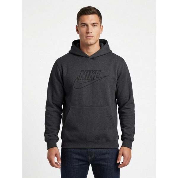 4648-66 серый мужской батник (турецкий пенье, с капюшоном, карман, 5 ед. размеры норма: 46, 48, 50, 52, 54) Батник