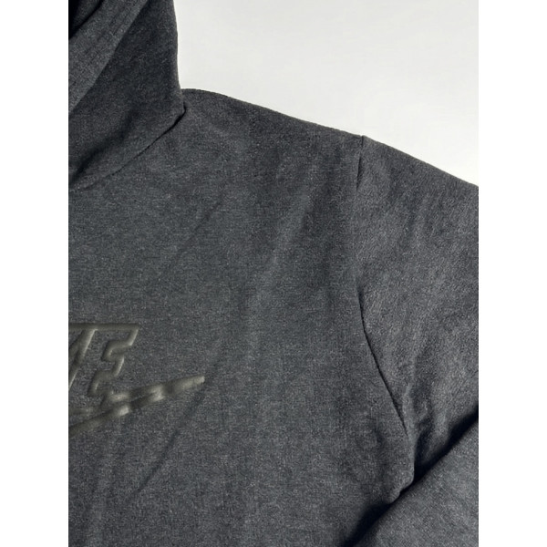 4648-66 серый мужской батник (турецкий пенье, с капюшоном, карман, 5 ед. размеры норма: 46, 48, 50, 52, 54) Батник