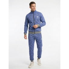 4959-44 синий мужской спортивный костюм (двухнитка, кофта на змейке, 5ед, размеры норма 46, 48, 48, 50, 52) Спортивный костюм