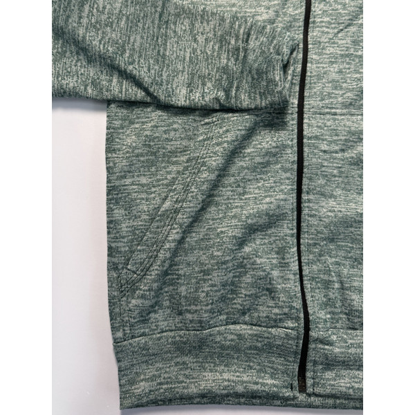 4960-7 зелений чоловічий спортивний костюм (двонитка, кофта на змійці, з капюшоном, 5од, розміри норма: 46, 48, 50, 52, 54) Спортивний костюм