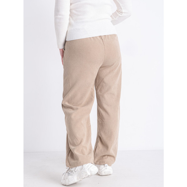 9662-3 бежевые женские спортивные штаны (KENALIN, 4 ед. размеры батал: 3XL-4XL. 4XL-5XL. 5XL-6XL. 6XL-7XL)