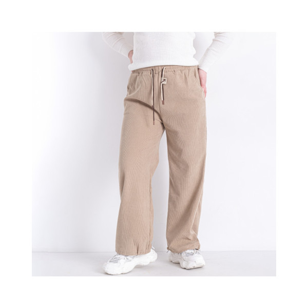 9662-3 бежевые женские спортивные штаны (KENALIN, 4 ед. размеры батал: 3XL-4XL. 4XL-5XL. 5XL-6XL. 6XL-7XL)