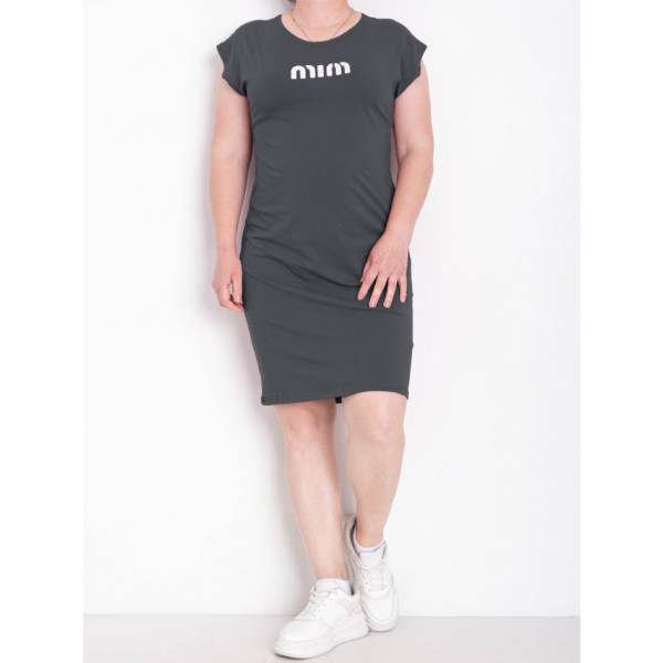 3201-6 графіт жіноча туніка (5'TH AVENUE, турецька двонитка, 3 од. розміри батал: 54. 56. 58)