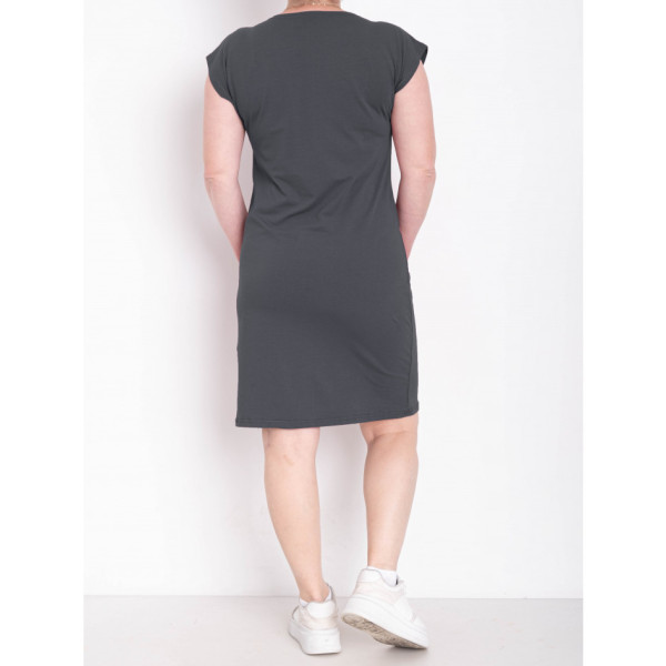 3201-6 графіт жіноча туніка (5'TH AVENUE, турецька двонитка, 3 од. розміри батал: 54. 56. 58)