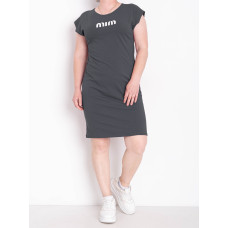 3201-6 графіт жіноча туніка (5'TH AVENUE, турецька двонитка, 3 од. розміри батал: 54. 56. 58)