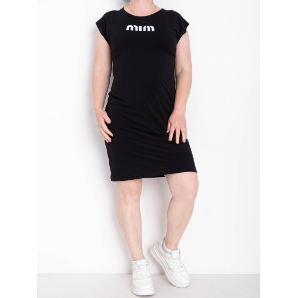 3201-1 чорна жіноча туніка (5'TH AVENUE, турецька двонитка, 3 од. розміри батал: 54. 56. 58)