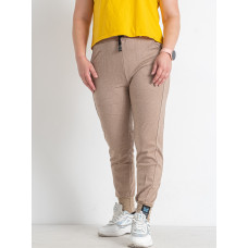 0903-3 бежеві жіночі спортивні штани ВЕСНА (AOLONG, 5 од. розміри на бирках: XL-5XL, відповідають напівбаталу: L-4XL)