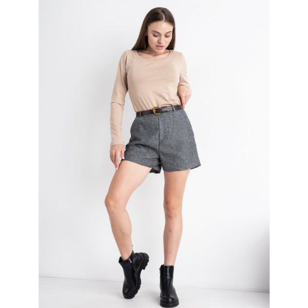 0155-6 сірі жіночі шорти (3 од. розмір: S.M.L)