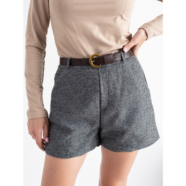 0155-6 сірі жіночі шорти (3 од. розмір: S.M.L)