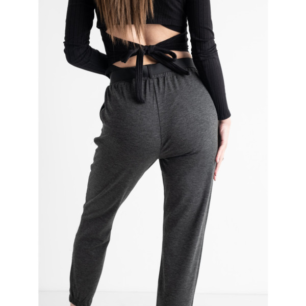 1915-2 темно-сірі спортивні штани трикотажні жіночі (3 од. розміри: M.L.XL)