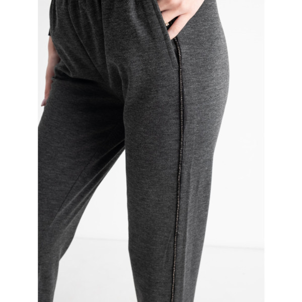 1915-2 темно-сірі спортивні штани трикотажні жіночі (3 од. розміри: M.L.XL)