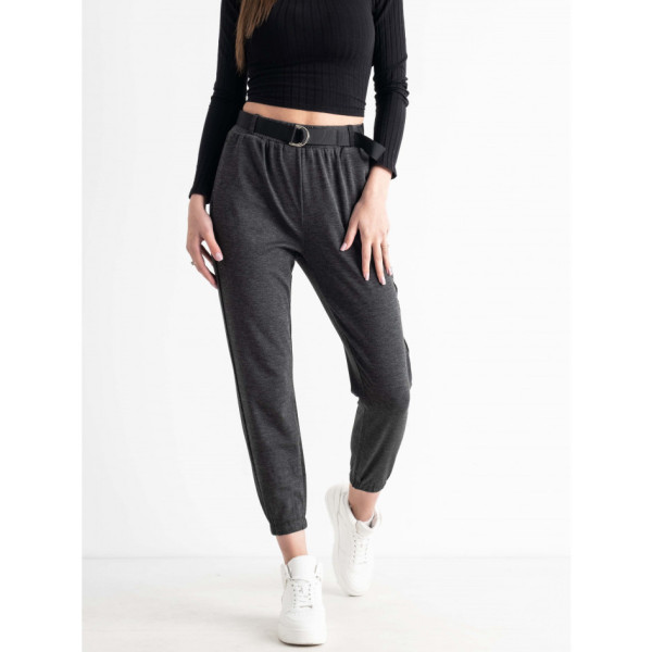 1915-2 темно-сірі спортивні штани трикотажні жіночі (3 од. розміри: M.L.XL)
