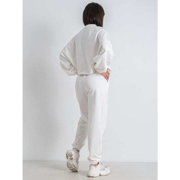 0550-10 білий жіночий спортивний костюм (5'TH AVENUE, 3 од. розміри норма: 42. 44. 46)