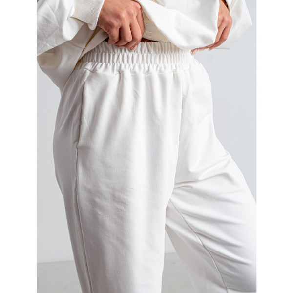 0550-10 білий жіночий спортивний костюм (5'TH AVENUE, 3 од. розміри норма: 42. 44. 46)