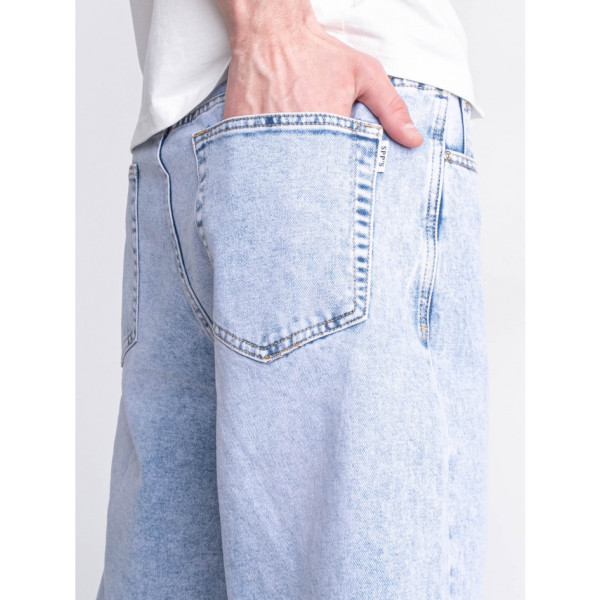 5389* блакитні чоловічі джинсові шорти (SPPS, 8 од. розміри молодіжка: 28. 29. 30. 31. 32. 33. 34. 36) видача наступного дня