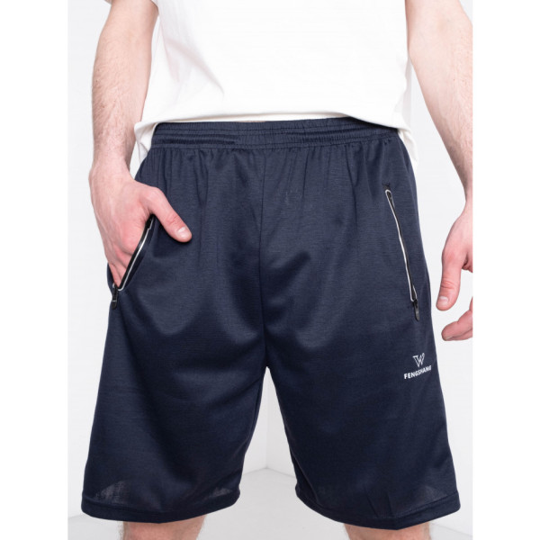 0215-2* синие мужские шорты (AOLONG, ткань трикотаж, 10 ед. размеры норма: XL-5XL, повторяются) выдача на следующий день