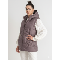 0075-30 фрезова жіноча жилетка (5'TH AVENUE, синтепон, 3 од. розміри норма: 42. 44. 46)