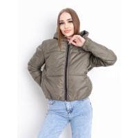 5010-711 ХАКІ куртка-зефірка з капюшоном на синтепоні (2 од. розміри: 42/44.46/48)