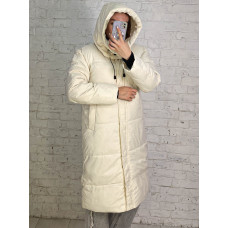 0667-100 * біла жіноча куртка (синтипон, з капюшоном, 6од, розміри норма: S. M. L. повторюються) видача наступного дня