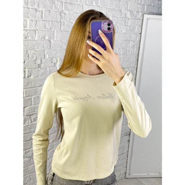 0202-99 мікс квітів жіночий лонгслів (бамбук, 4 од. універсальний розмір норми: 42-48)