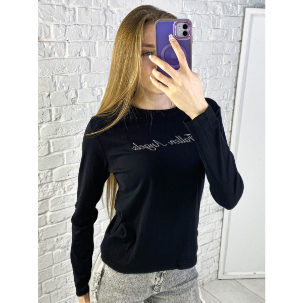 0202-99 мікс квітів жіночий лонгслів (бамбук, 4 од. універсальний розмір норми: 42-48)